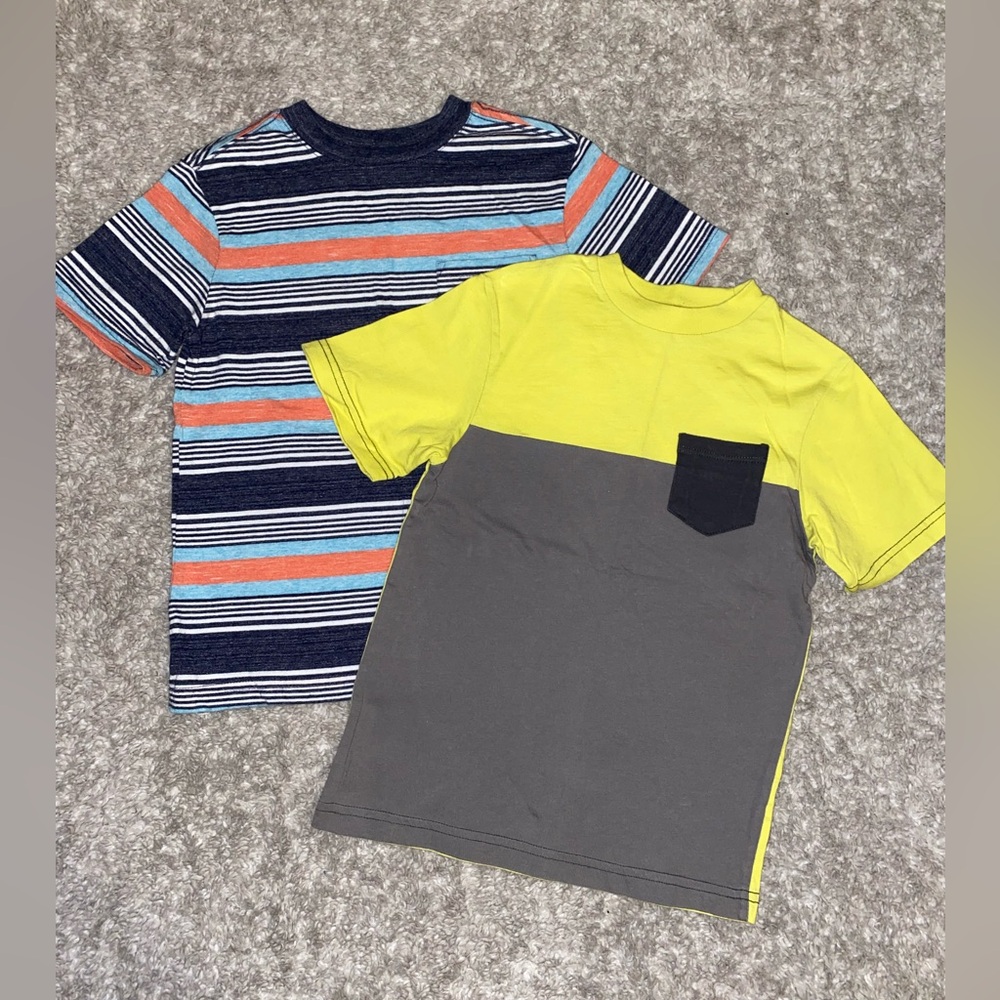 2 Boys Pocket Tees- XS 4/5